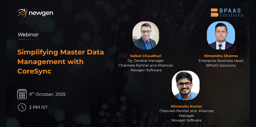 Webinar: Simplifying Master Data Management with CoreSync