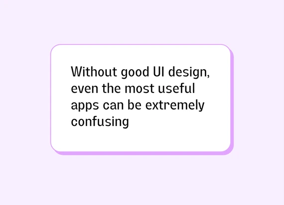 UI designing in apps