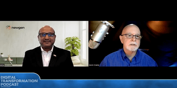 Digital Transformation Podcast Video Interview Saras Agarwal Newgen Software - Host Kevin Craine
